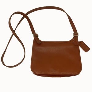 Coach Vintage Legacy Slim Hippie Flap Crossbody Saddle Bag 9132